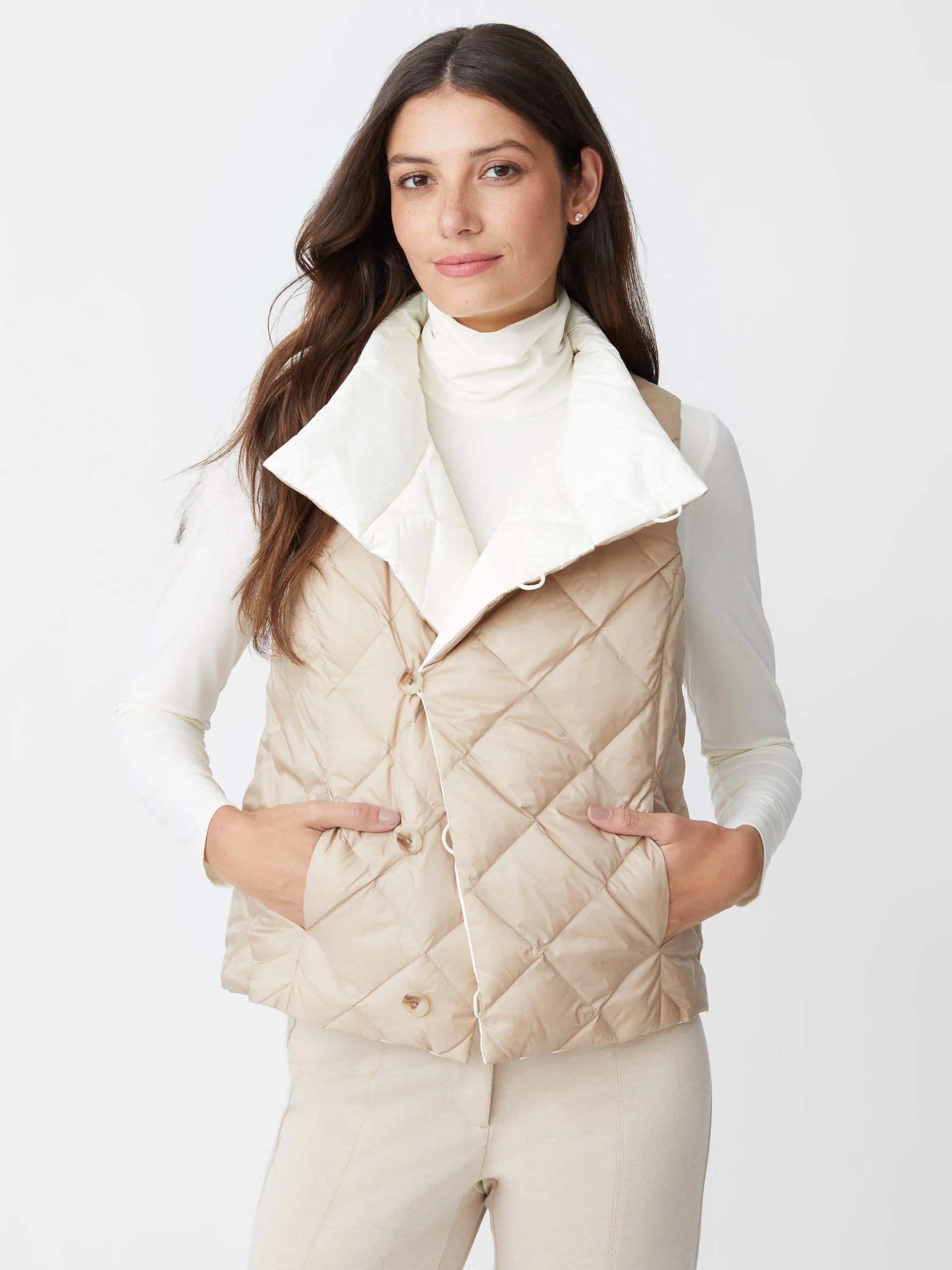 Vivian Reversible Puffer Vest