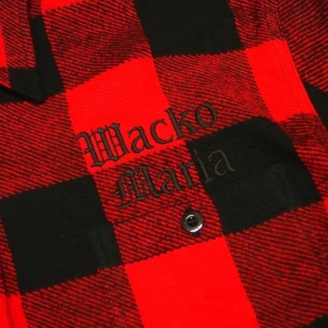 WACKO MARIA  |Other Plaid Patterns Street Style Long Sleeves Cotton Shirts