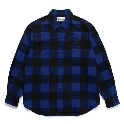 WACKO MARIA  |Other Plaid Patterns Street Style Long Sleeves Cotton Shirts