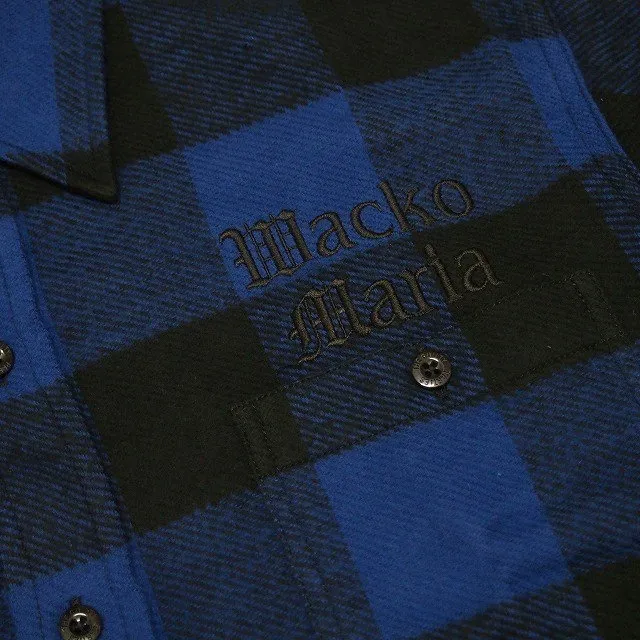 WACKO MARIA  |Other Plaid Patterns Street Style Long Sleeves Cotton Shirts