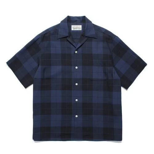 WACKO MARIA  |Other Plaid Patterns Street Style Short Sleeves Shirts