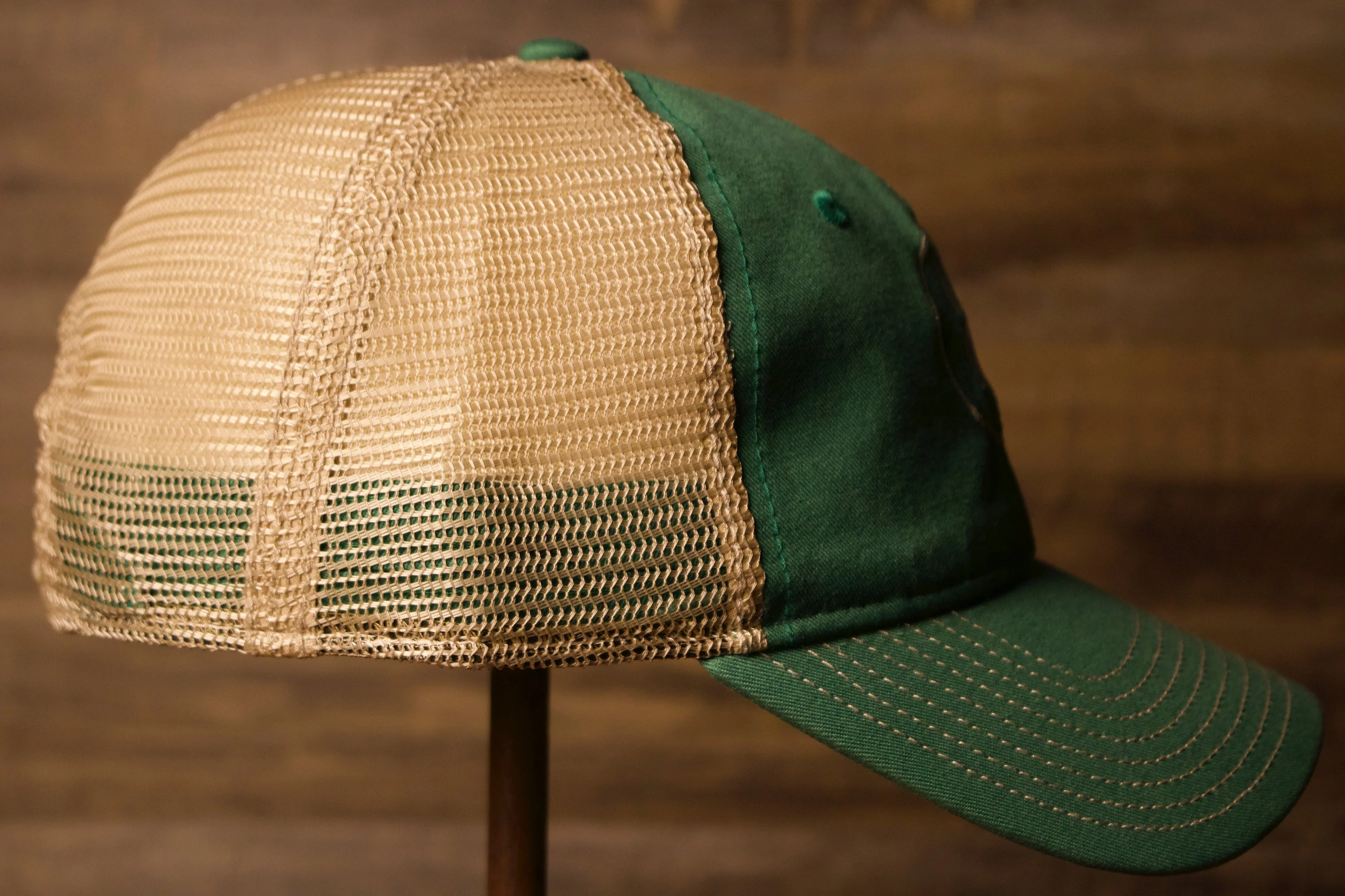 Wildwood New Jersey Kelly Green / Khaki Mesh-Back Trucker Hat