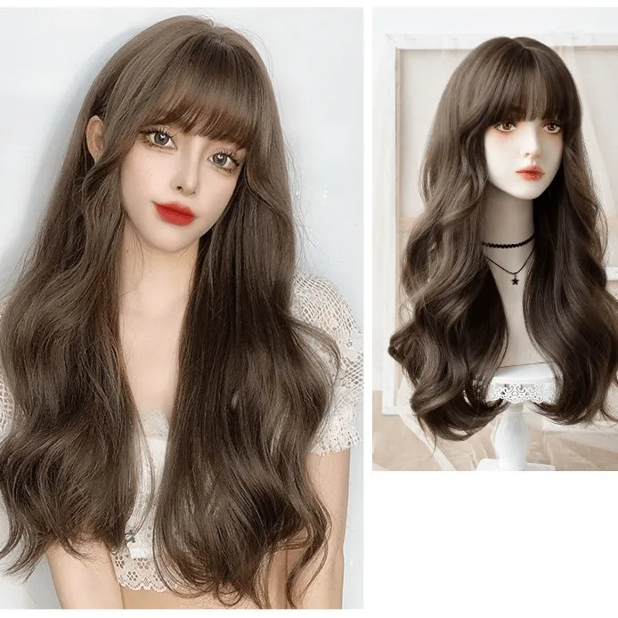 Women's Deep Wave Long Synthetics Hair Wig