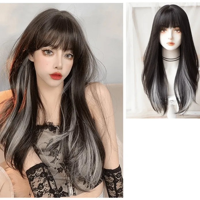 Women's Highlights Fluffy Synthetic Hair Wig