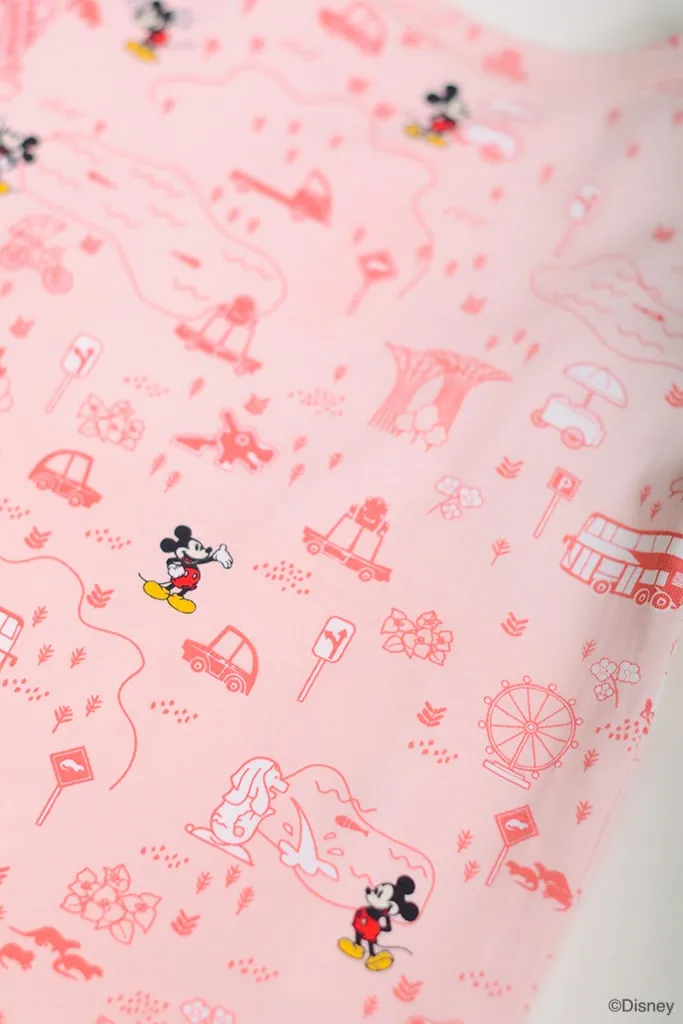 Wrap Onesie - Pink Road Trip Mickey