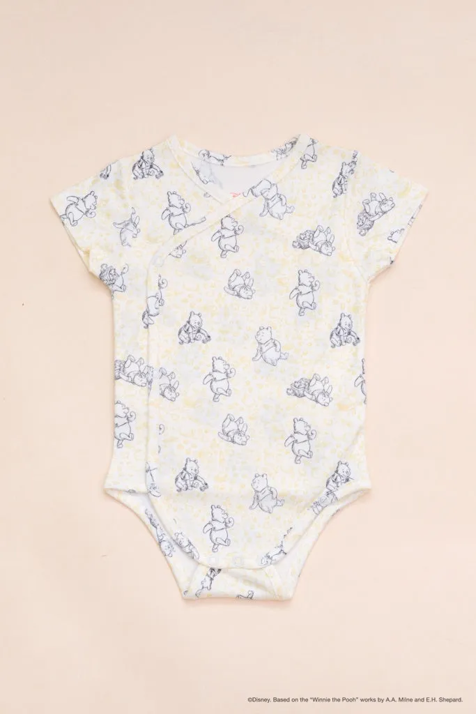 Wrap Onesie - Yellow Hunny Pooh