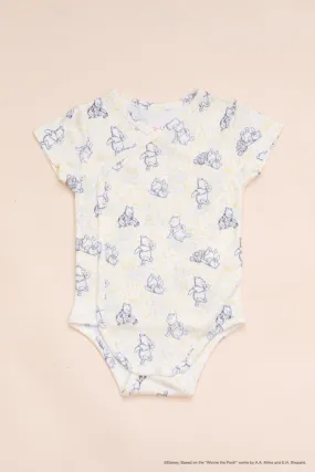 Wrap Onesie - Yellow Hunny Pooh