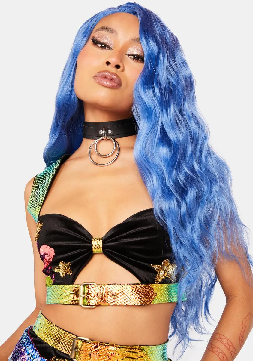 Xtina Blue Wig-