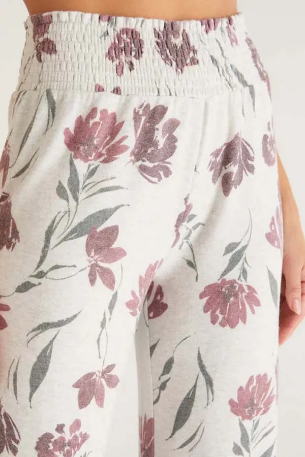 Z Supply Dawn Smocked Floral Pant