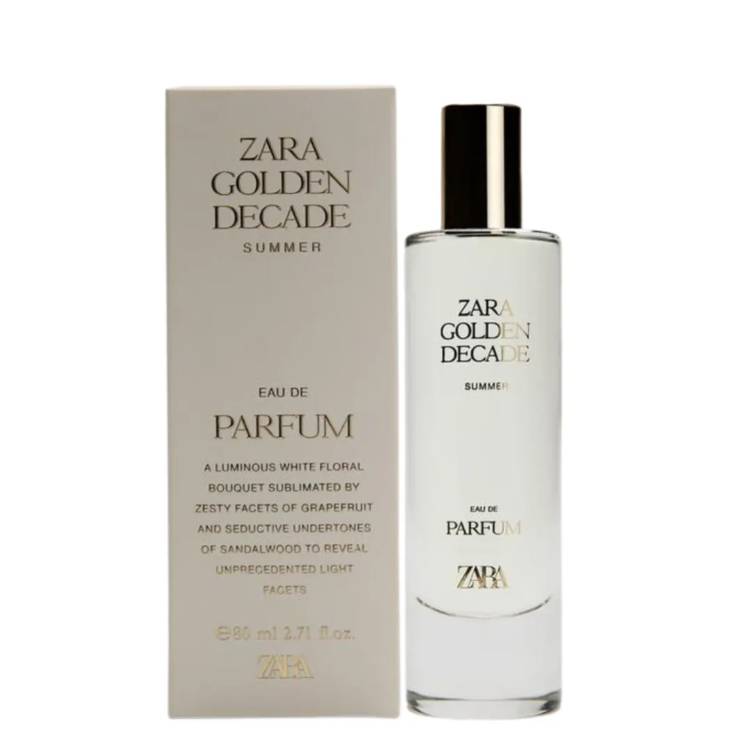 Zara Golden Decade Summer Eau de Parfum 80 Ml