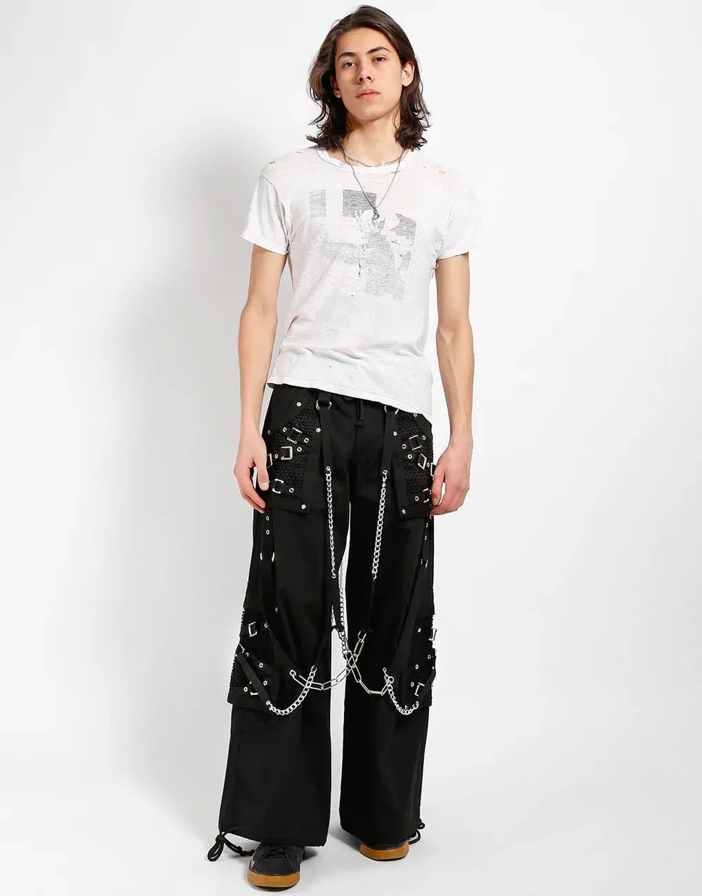 Zip Off Cuff Pant Blk