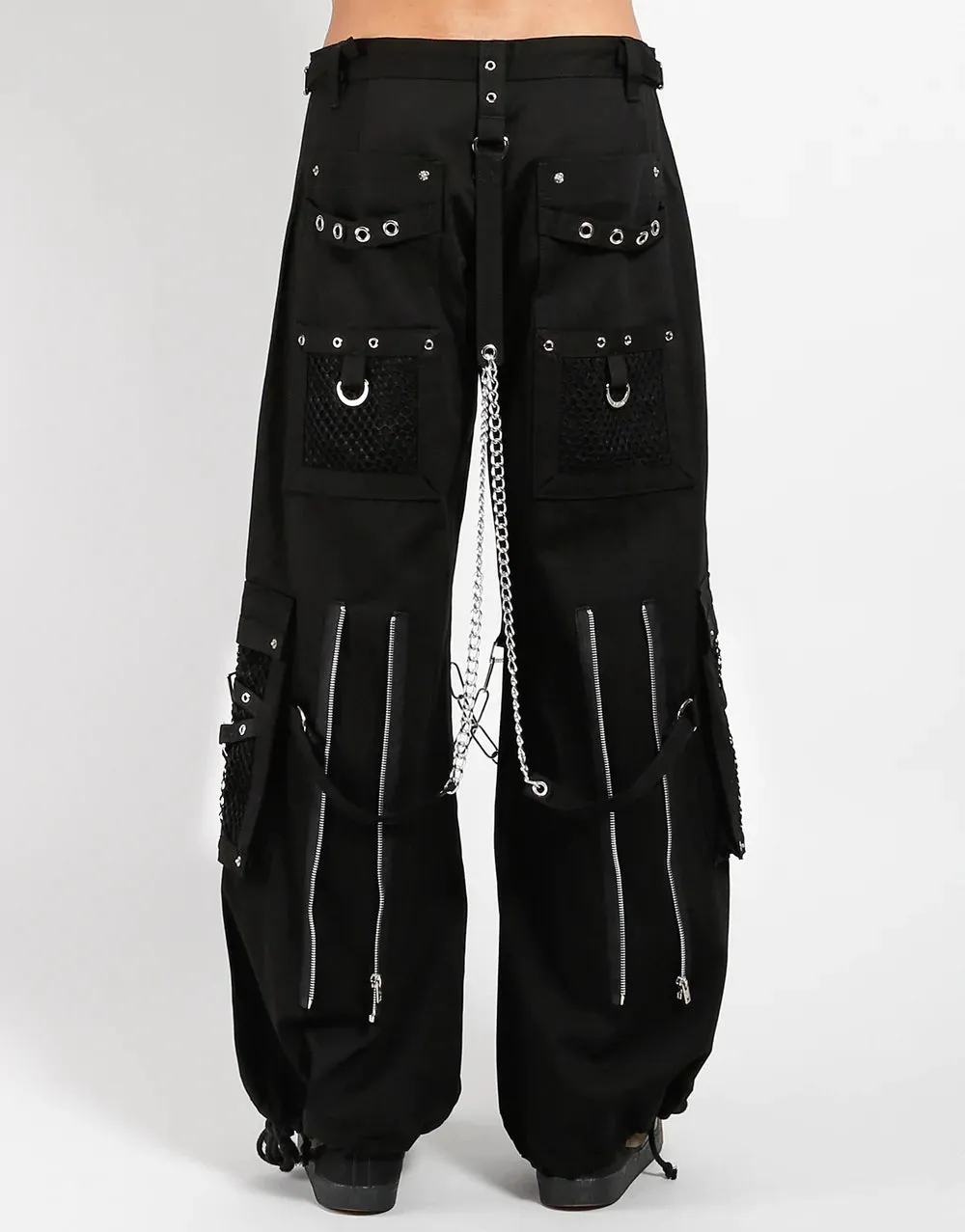 Zip Off Cuff Pant Blk